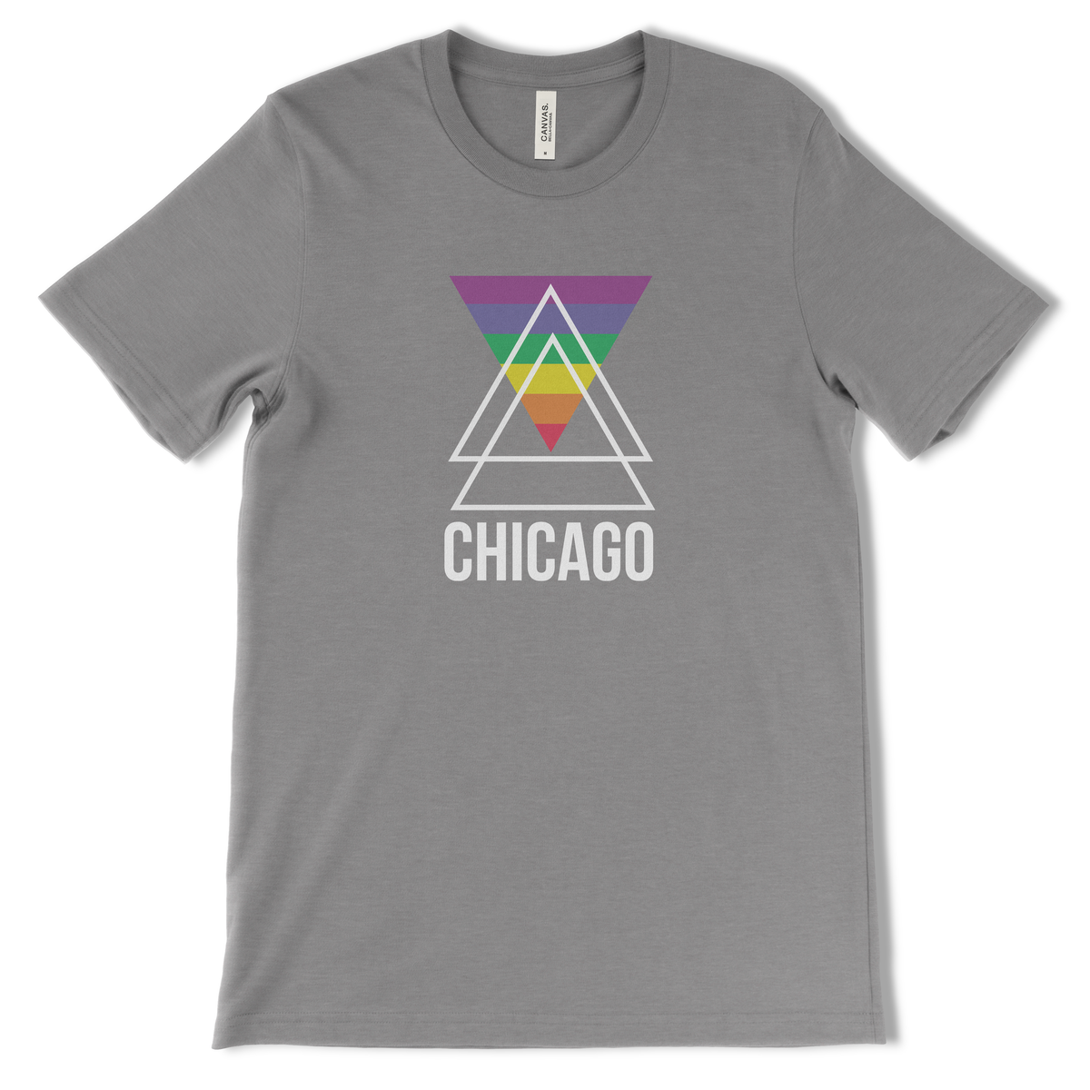 Chicago Rainbow Design Unisex T-shirt – Langley Street Apparel