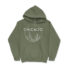 Load image into Gallery viewer, Chicago SKYLINE Unisex Heavy Blend  Hooded Sweatshirt