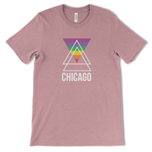 Load image into Gallery viewer, Chicago Rainbow Design Unisex T-shirt