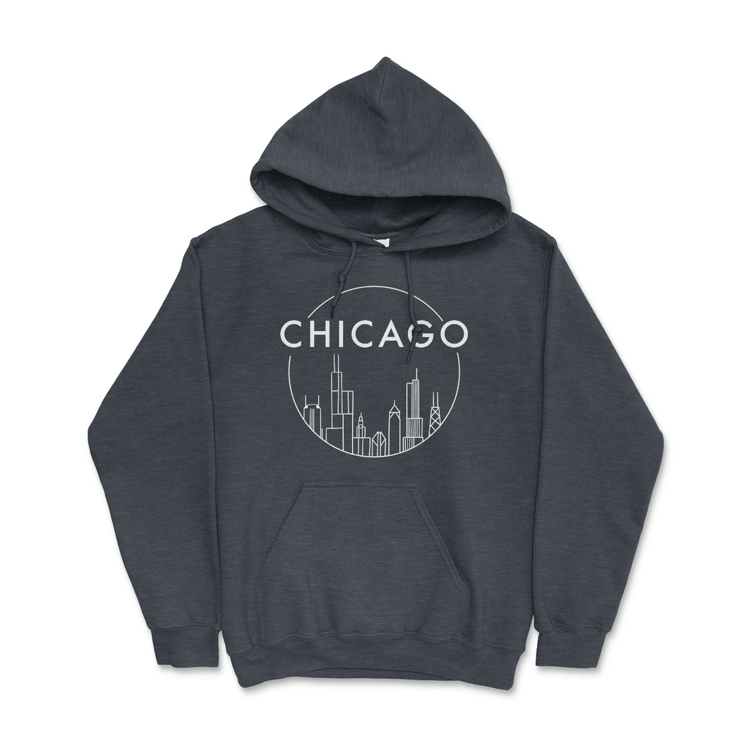 Chicago SKYLINE Unisex Heavy Blend  Hooded Sweatshirt