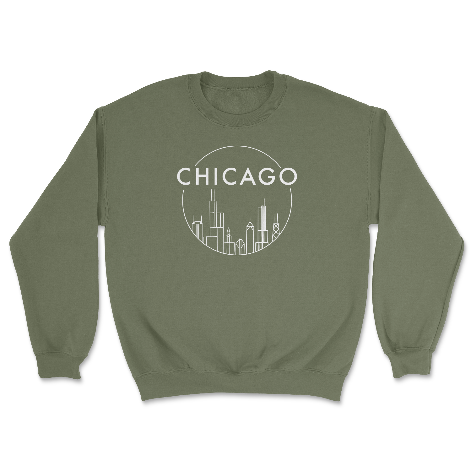 ★韓国人気★LOOKPLE★LOOK GRAPHY CHICAGO SWEATSHIRT Chicago Classic Crew Sweatshirt - Vintage Black – Alice & Wonder