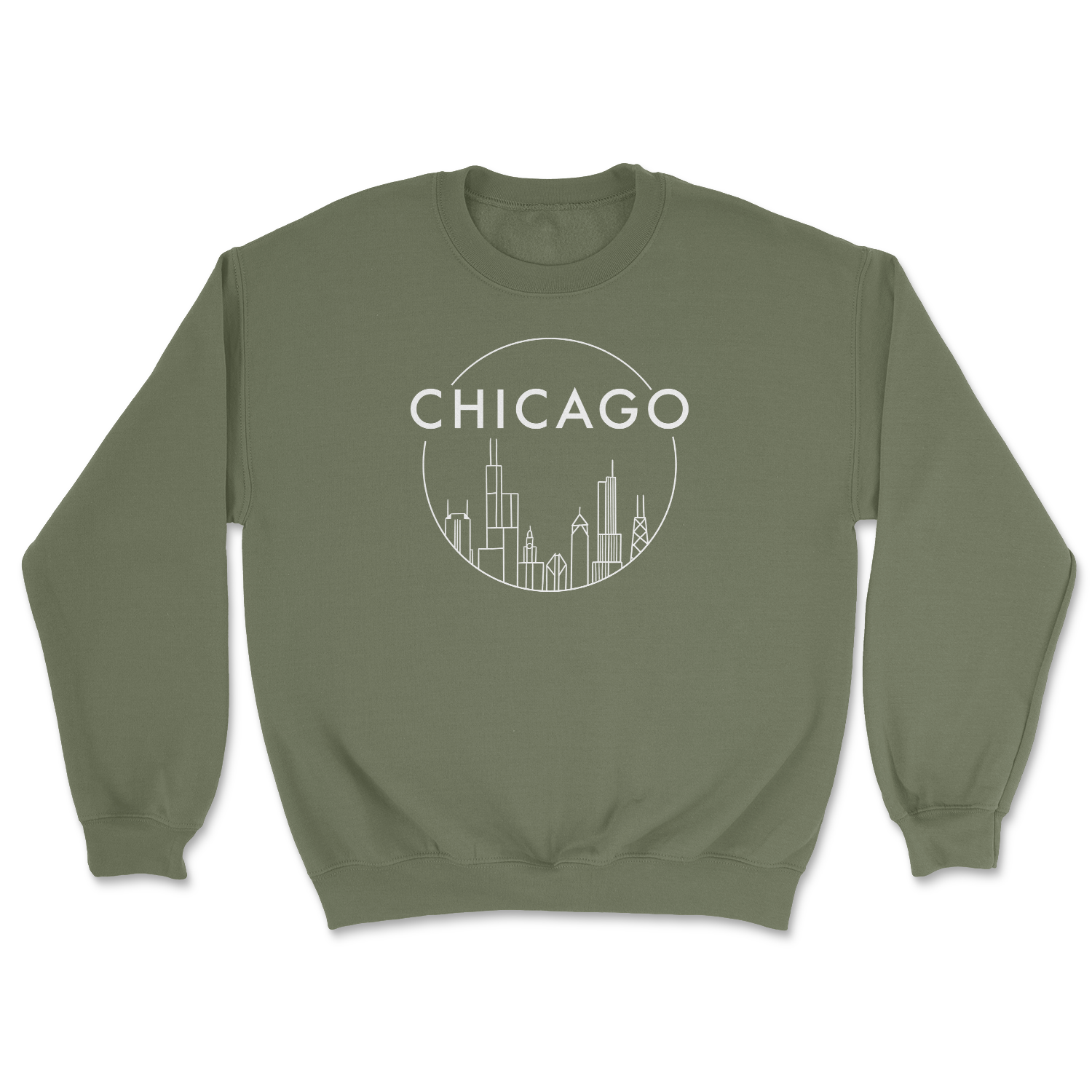 Chicago Skyline Design Unisex T-Shirt