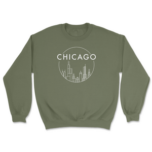 Chicago SKYLINE  Unisex Crewneck Sweatshirt