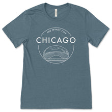 Load image into Gallery viewer, Chicago Bean design unisex T-shirt